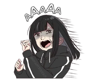 🦹‍♂️ emoji Юрудура тян 3 @nyasticks Telegram sticker 7 of 32