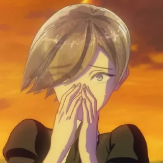 😨 emoji Houseki no kuni Telegram sticker 5 of 57