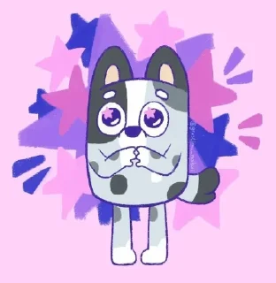 Sticker from Muffin cupcake heeler