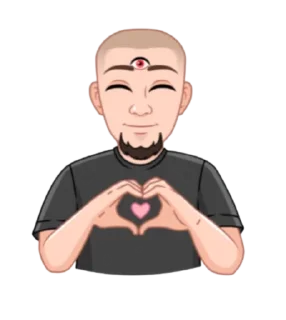 🫶 emoji Егорка Telegram sticker 9 of 10