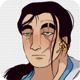 😐 emoji Stickers "hotline miami" 💊'-the son-'💊 Telegram sticker 10 of 88