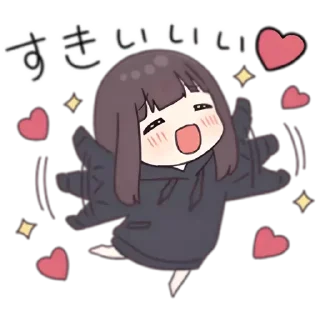 🥺 emoji kurumi-chan「 @wexsavi 」 Telegram sticker 14 of 48