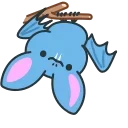 👋 emoji Fang the Bat Telegram sticker 5 of 26