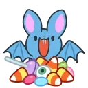 🤤 emoji Fang the Bat Telegram sticker 14 of 26