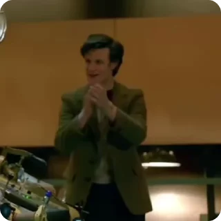 👏 emoji Doctor Who. 11th Telegram sticker 6 of 20