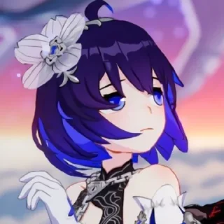 💙 emoji Seele by @saw_ggg Telegram sticker 5 of 74