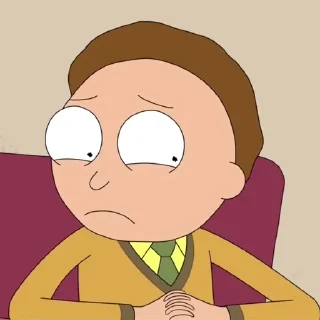😰 emoji Rick & Morty Telegram sticker 19 of 71