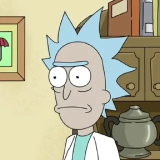 😐 emoji Rick & Morty Telegram sticker 12 of 71