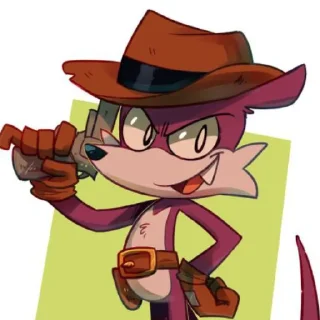😆 emoji Fang The Sniper. Telegram sticker 15 of 24