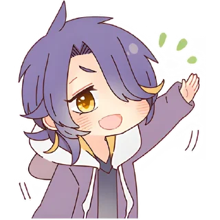 🙋‍♀ emoji Весёлый-кун @Nyasticks Telegram sticker 24 of 41