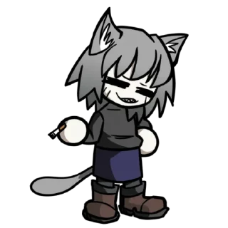 🔽 emoji Neco Arc (@Klonikman) Telegram sticker 8 of 14