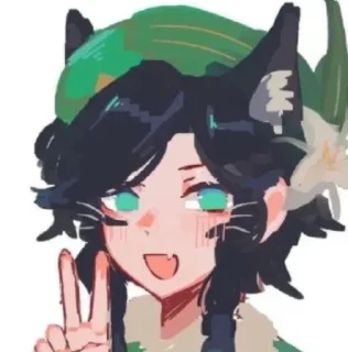 ✌ emoji Venti Telegram sticker 11 of 100