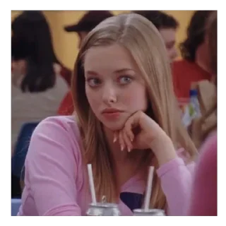🫥 emoji Mean girls Telegram sticker 6 of 12