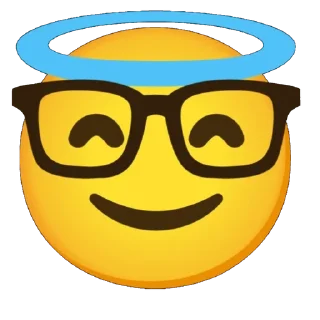 🌟 emoji 🤓🤓 Telegram sticker 14 of 52