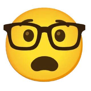 🌟 emoji 🤓🤓 Telegram sticker 18 of 52