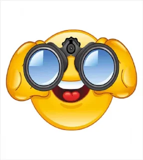 😳 emoji 🤓 Telegram sticker 6 of 9