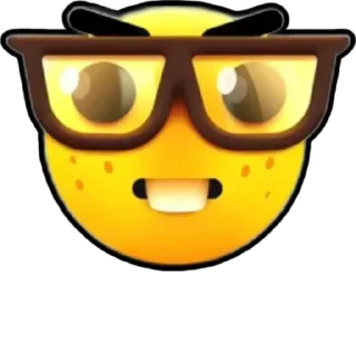 🤓 emoji 🤓 Telegram sticker 22 of 25