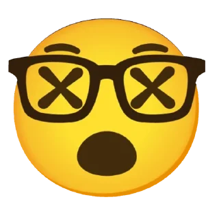 🌟 emoji 🤓🤓 Telegram sticker 24 of 52