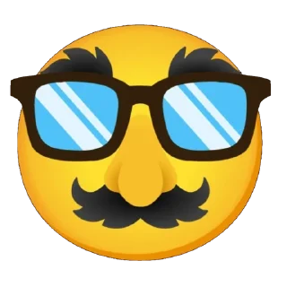 🌟 emoji 🤓🤓 Telegram sticker 16 of 52