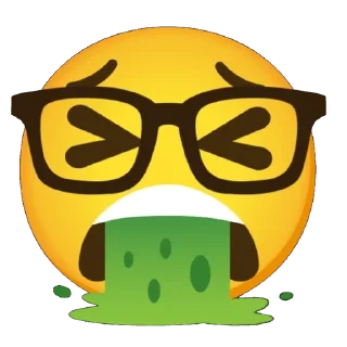 🌟 emoji 🤓🤓 Telegram sticker 11 of 52