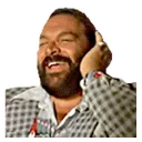 😃 emoji Bud Spencer Telegram sticker 10 of 23