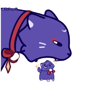 💙 emoji Мяв мяв [автор @qYasyaSt] Telegram sticker 21 of 30