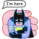 😔 emoji Batman vs. Life Crisis Telegram sticker 1 of 35