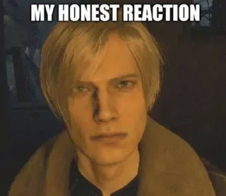 😇 emoji leon kennedy Telegram sticker 23 of 120