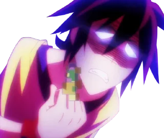 ❤️ emoji No Game No Life @anime_Stickerr Telegram sticker 22 of 23