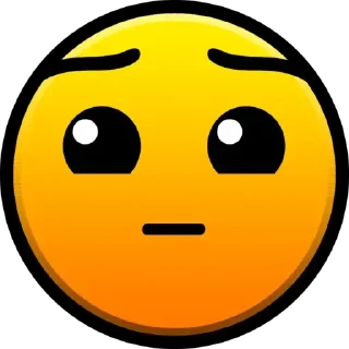😠 emoji Geometry Dash Telegram sticker 5 of 12