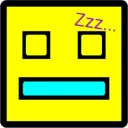 😴 emoji Geometry Dash Telegram sticker 13 of 16