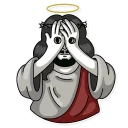 👀 emoji jesus Telegram sticker 10 of 10