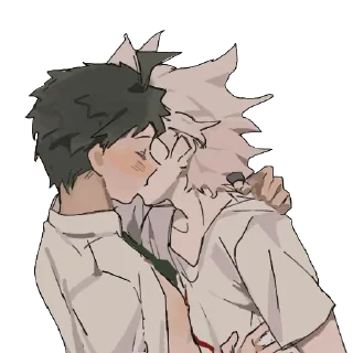 💋 emoji Nagito Komaeda Telegram sticker 12 of 82