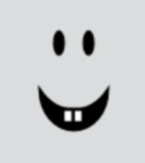 Sticker from Roblox face