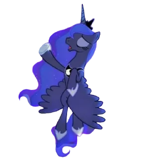 😺 emoji Luna | @MyLittlePony_bots Telegram sticker 14 of 51