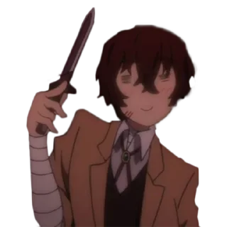 🤪 emoji Дазай псина Telegram sticker 12 of 34