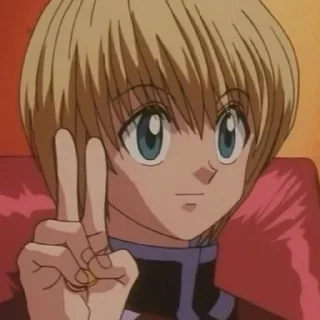 ✌️ emoji Kurapika @fiveforstickers Telegram sticker 12 of 50