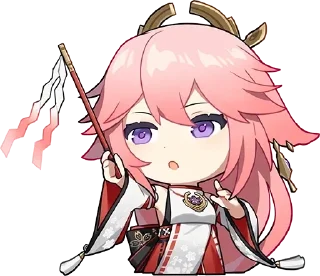 😮 emoji Genshin impact Telegram sticker 16 of 120