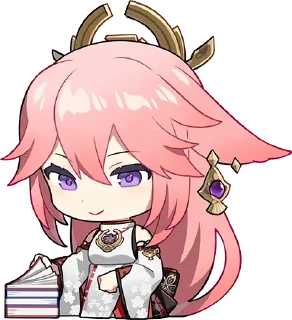 🙂 emoji Genshin impact Telegram sticker 17 of 120