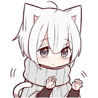 Sticker from Усталый котёнок @Nyasticks
