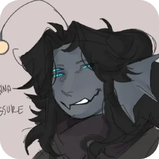 😑 emoji 🐟Sebastian by CHAYoK Telegram sticker 12 of 45