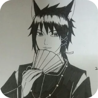 🤭 emoji Izuna Uchiha ♪ Telegram sticker 17 of 120