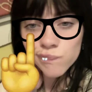 🤓 emoji Моя девушка Telegram sticker 20 of 40