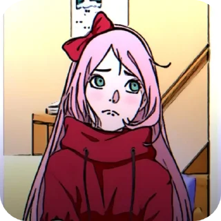 ☹ emoji Сакура Telegram sticker 21 of 44