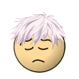 😔 emoji Gojo durak online @stikvskara Telegram sticker 18 of 24