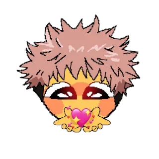 ❤️ emoji Аниме персонажи Telegram sticker 15 of 19
