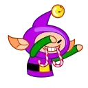 😈 emoji Speedy Elf Telegram sticker 15 of 23
