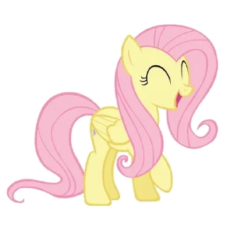 🌟 emoji Fluttershy Telegram sticker 7 of 34