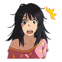 😨 emoji Kimi no Na wa Telegram sticker 19 of 40