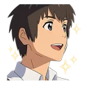 😃 emoji Kimi no Na wa Telegram sticker 15 of 40